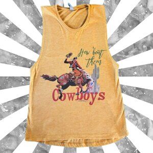 "How bout them cowboys" Sleeveless Tshirt